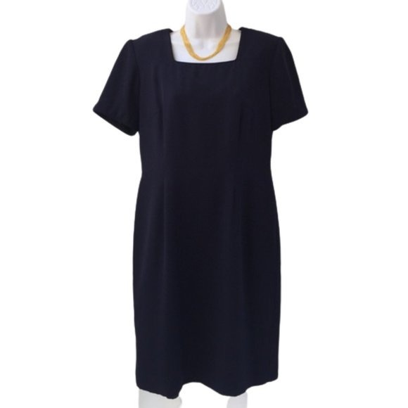 Stonebridge Navy Blue Dress. Size 10. Pre-loved in Excellent Condition - Picture 1 of 16